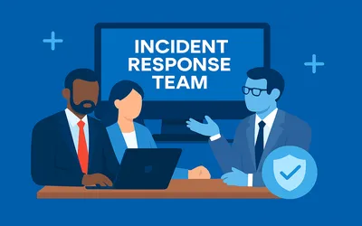 Incident response team illustratie